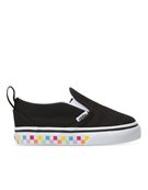 VANS SLIP ON V CHECKERBOARD RAINBOW KIDS  SHOES S21