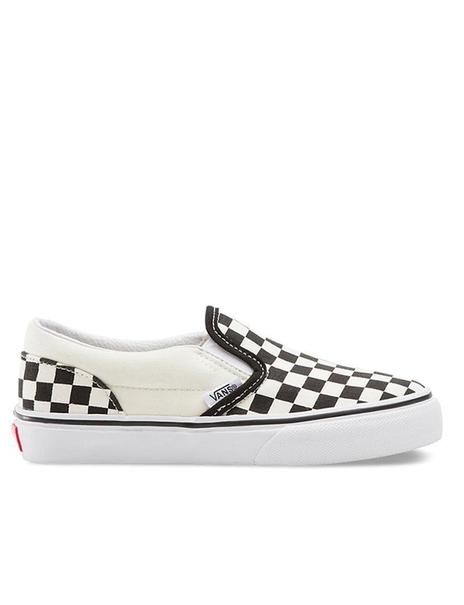 VANS CLASSIC SLIP ON CHECKERBOARD KIDS  SHOES S21
