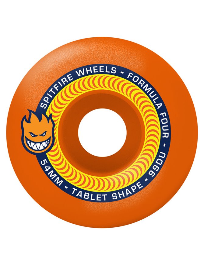 SPITFIRE WHEELS F4 99D TABLETS ORANGE S21