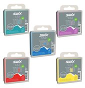 SWIX TSB-40 TOP SPEED BLACK NON FLUORO GLIDE WAX 40GM 