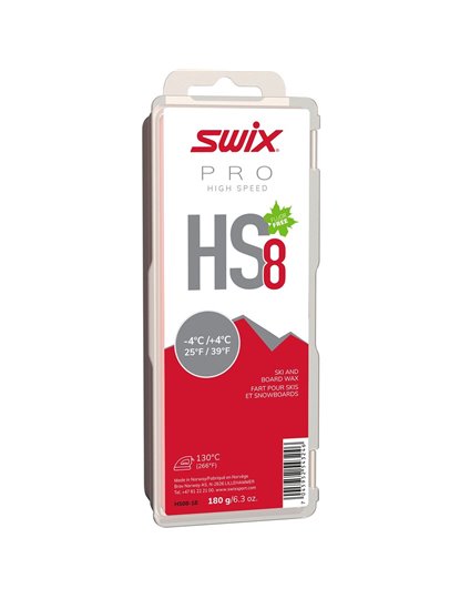 SWIX HS-180 HIGH SPEED GLIDE WAX NON FLOURO 180GM  