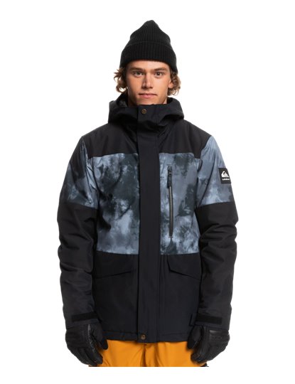 QUIKSILVER MISSION PRINTED BLOCK JACKET