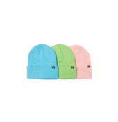 686 STANDARD ROLL UP BEANIE PASTEL 3 PACK 