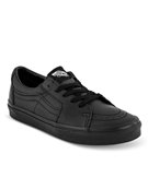 VANS SK8 LOW LEATHER BLACK SHOES 