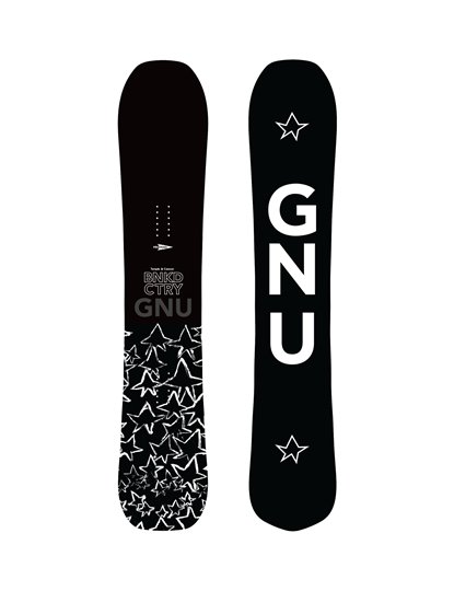 GNU BANKED COUNTRY MENS SNOWBOARD