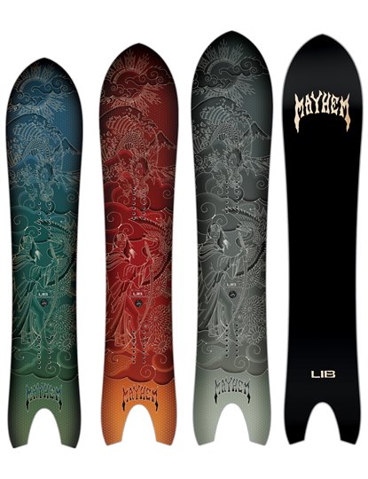 LIB TECH MAYHEM RETRO RIPPER MENS SNOWBOARD