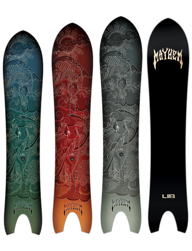 LIB TECH MAYHEM RETRO RIPPER MENS SNOWBOARD