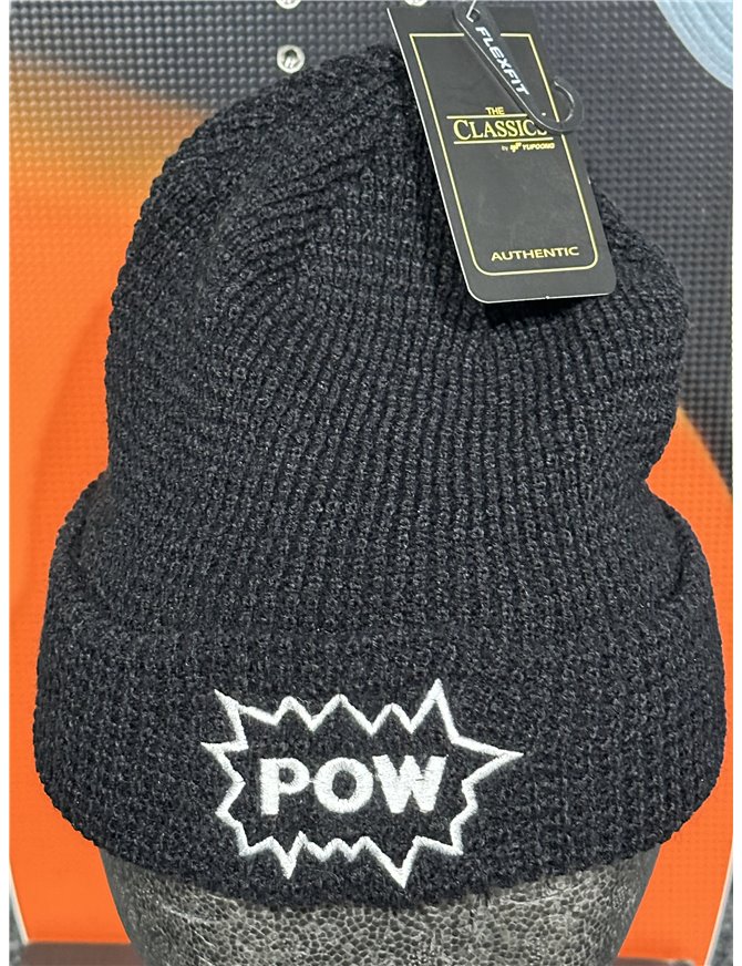 POW WAFFLE KNIT BEANIE