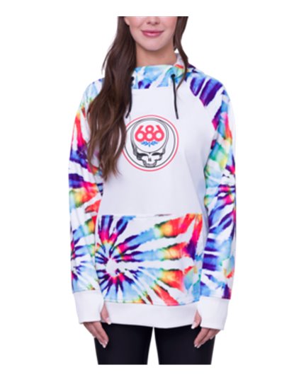 686   WOMEN'S BONDED FLEECE PULLOVER HOODY