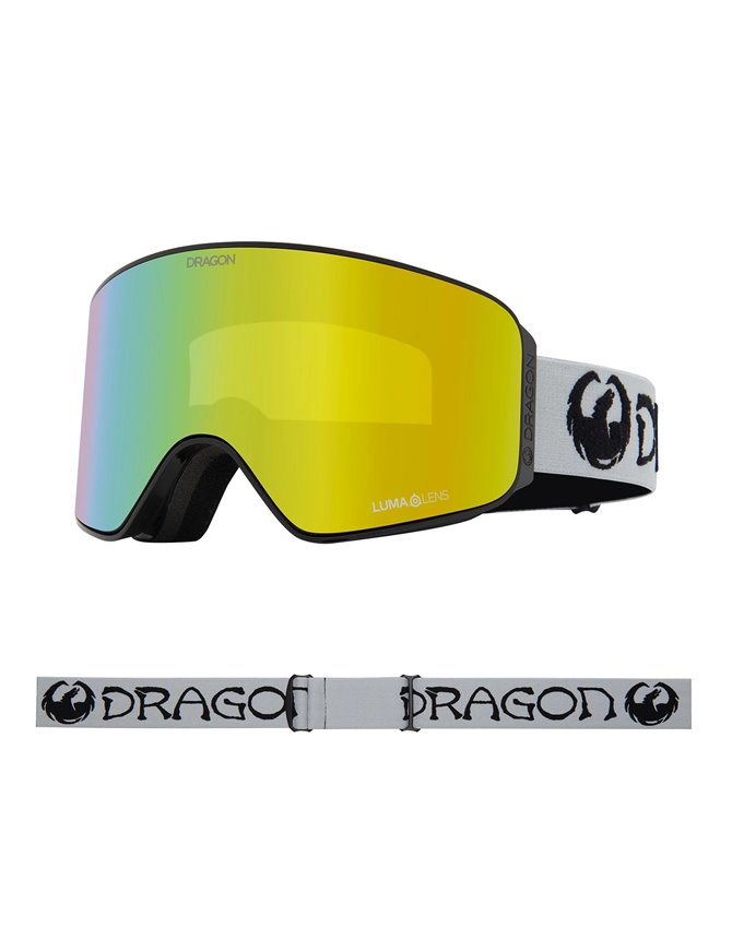 DRAGON NFX MAG OTG GOGGLES - CLASSIC GREY / LL GOLD ION + LL AMBER