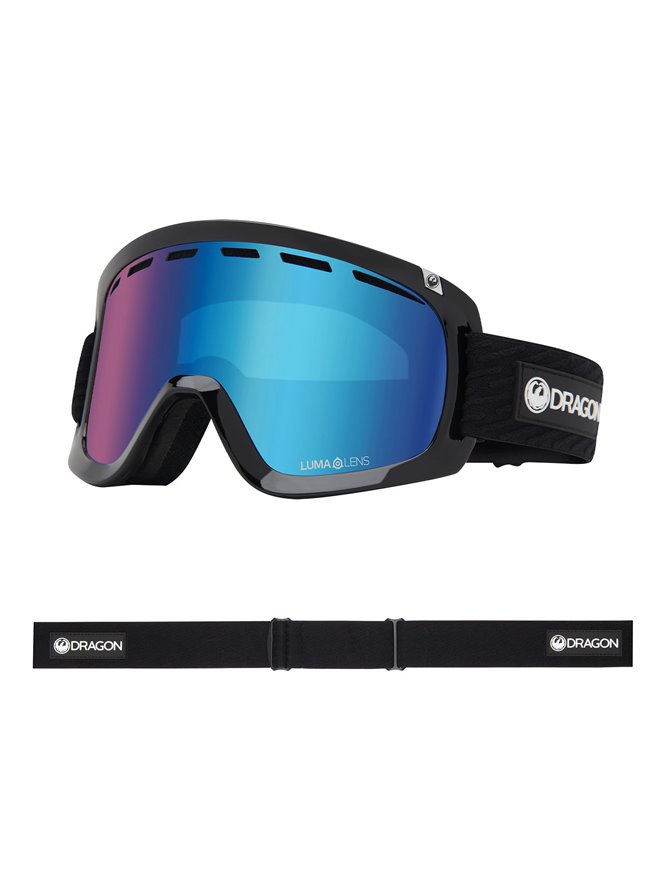 DRAGON D1 OTG GOGGLES - ICON BLUE / LL BLUE ION / LL AMBER