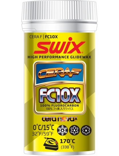 SWIX FC10X CERA F POWDER S17