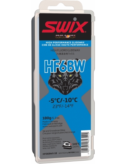 SWIX HF6BWX BLACK WOLF 180G S17