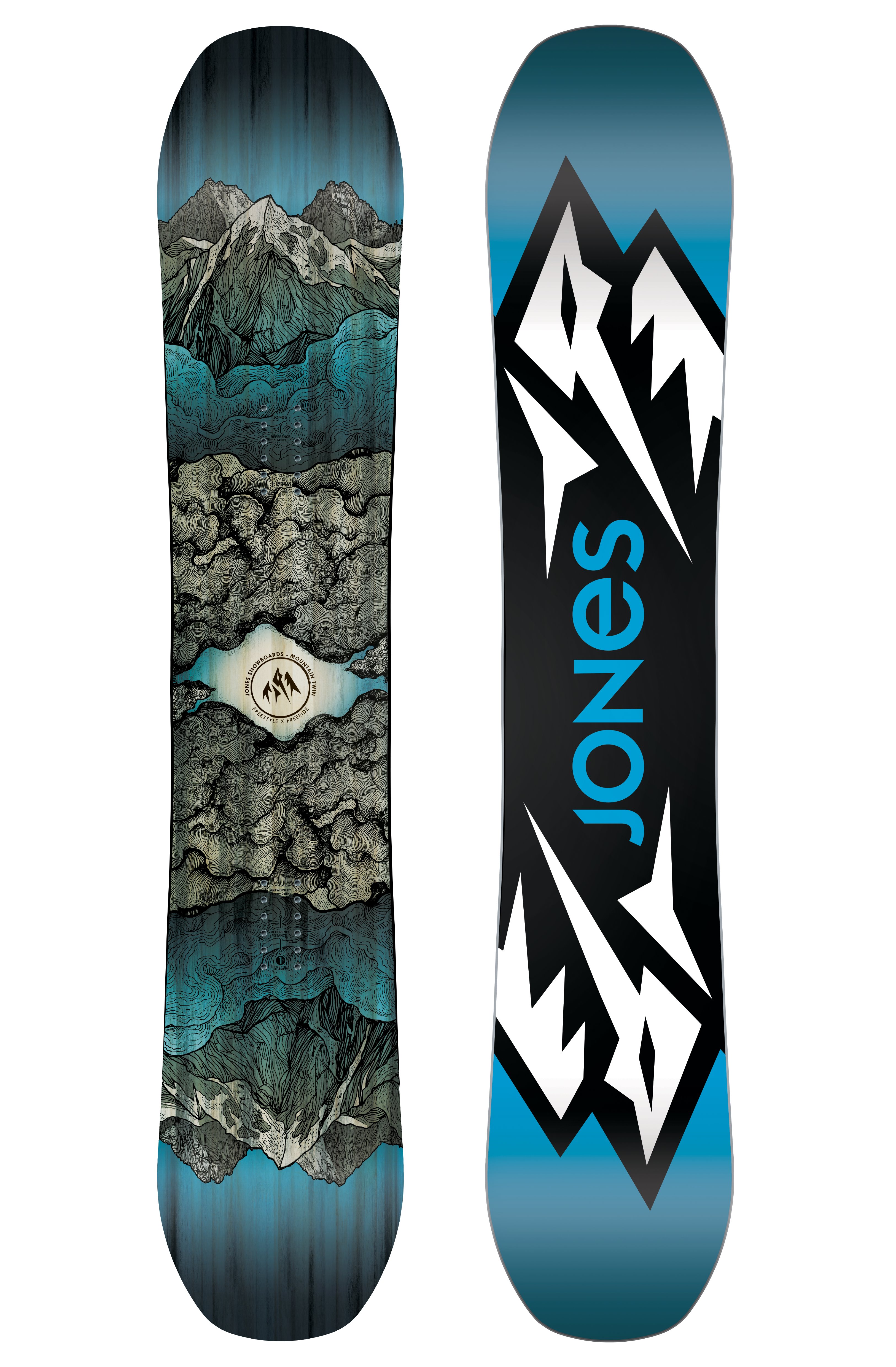 Spelen met Fabel pepermunt JONES MOUNTAIN TWIN SNOWBOARD S19 AUSTRALIA