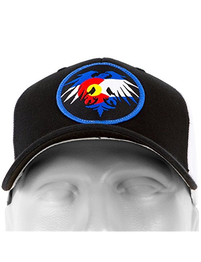 NEVER SUMMER COLORADO EAGLE PATCH FLEX FIT HAT S19