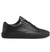 VANS OLD SKOOL LEATHER BLACK SHOES S20