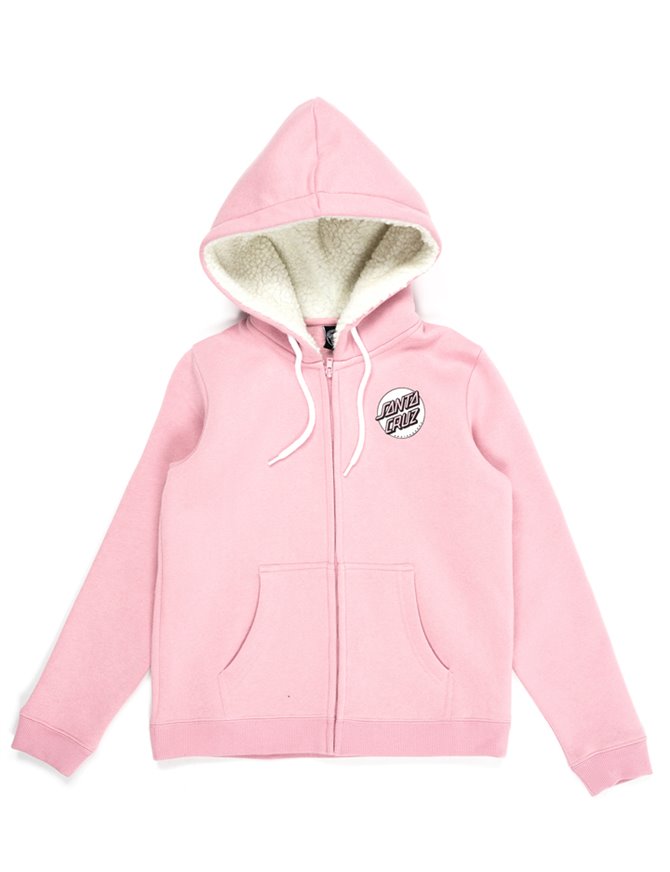 SANTA CRUZ GIRLS OTHER DOT SHERPA HOOD S21